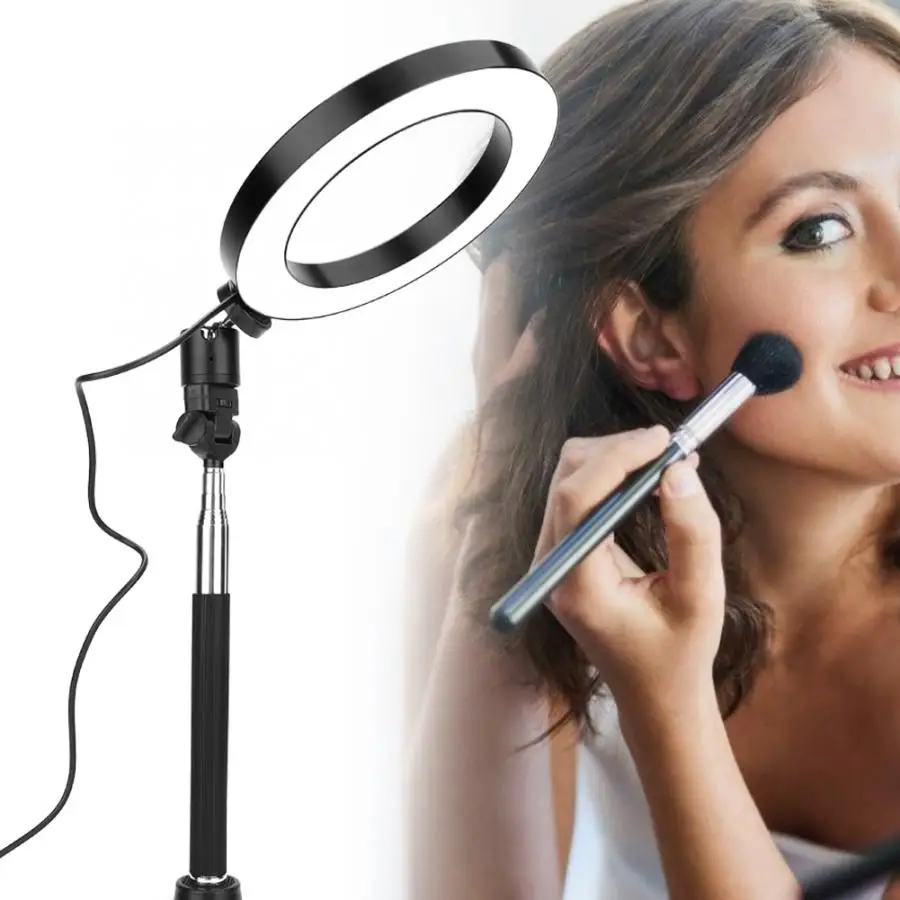 

Hot Ring Light Dimmable LED Fill Light with Stand for Video Live Stream Makeup