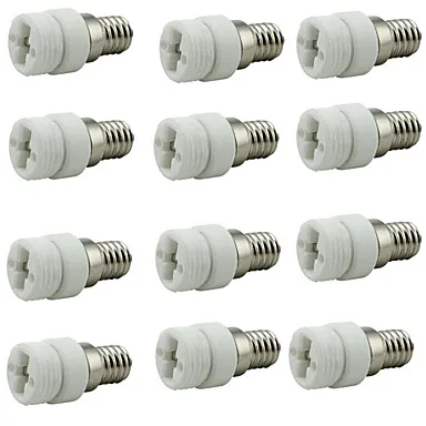 

IWHD E14 To G9 Adapter Splitter Bulb Light Socket Converter Plastic Creamic E14 G9