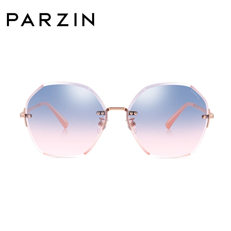 PARZIN Роскошные женские солнцезащитные очки с защитой от ультрафиолетовых лучей Полигональная оправа Женские солнцезащитные очки Негабаритные женские очки для вождения+ упаковка 8224