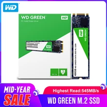 Жесткий диск Western Digital WD Green SSD 120 ГБ 240 Внутренний твердотельный жесткий диск SSD TLC M.2 2280 540 МБ/с. для ноутбука