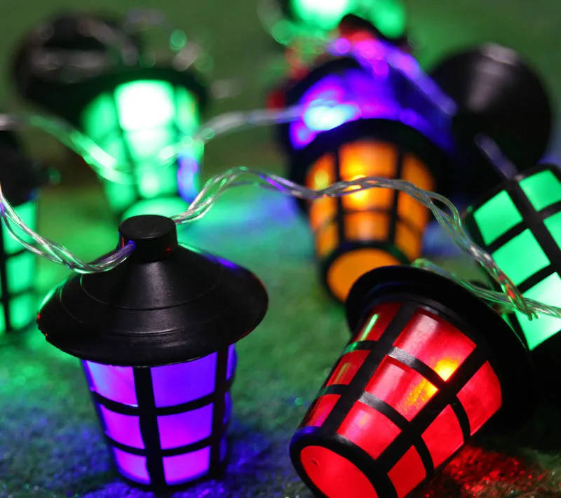 

Outdoor waterproof Christmas decoration lights New Year's arrangement Lantern LED English lantern string garden decoration light