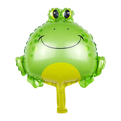 Lucky 100 шт/партия мультфильм животных мини воздушный шар для Бэйби Шауэр шар из фольги воздушные праздничные украшения из шаров Globos Дети Классические игрушки подарок - Цвет: frog
