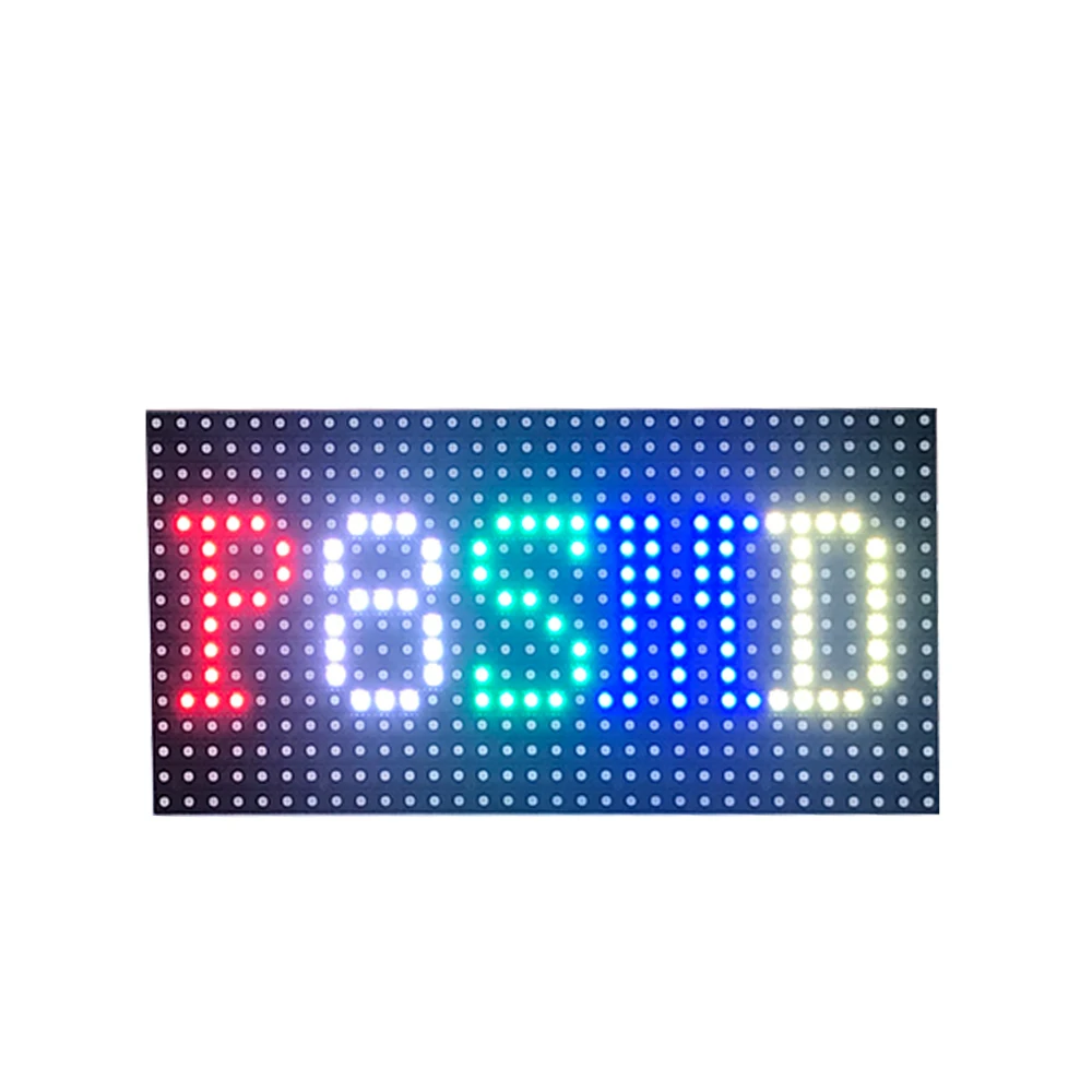 P8 открытый полноцветный светодиодный модуль, RGB светодиодный модуль дисплея, SMD3535 наружный светодиодный модуль, 1/4 сканирования, 256*128 мм, 32*16 точек