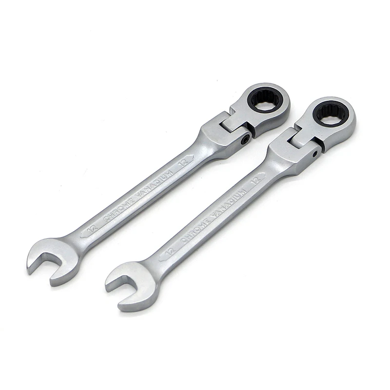 

YOFE Ratchet Wrench 8-32mm Wrenches Hand Tools Chromed Gear Spanner Flexible Head Combination Ratcheting Action Wrench