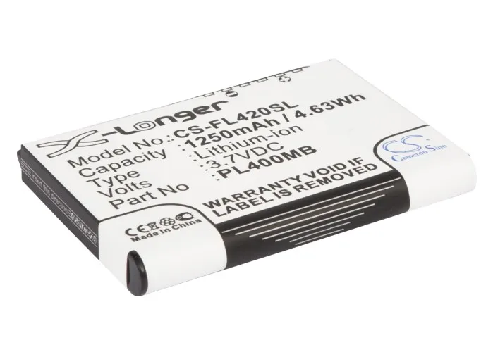 Аккумулятор Cameron Sino 1250 мАч PL400MB PL500MB для Fujitsu Loox 400410420 C500 C550 N500 N520 N520c N520p N560 N560C N560e