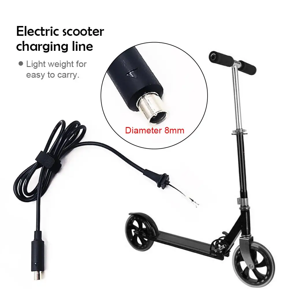 

DC 8mm Charging Cord 42V 2A Charger Parts Power Cable For XIAOMI M365 Electric Scooter Power Adapter Parts Charger Line Plug