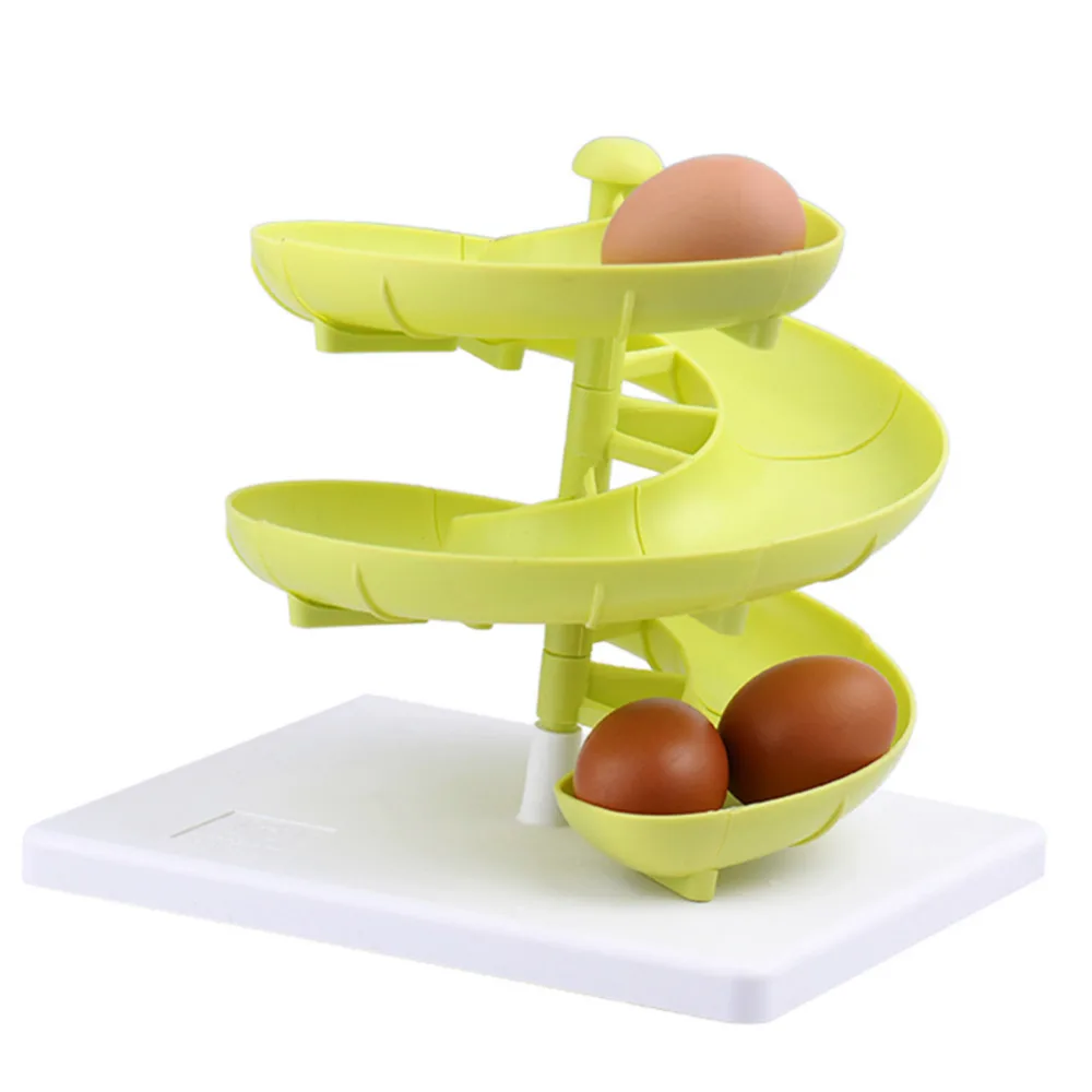 Brand New spiral font b storage b font font b rack b font Plastic Container Eggs