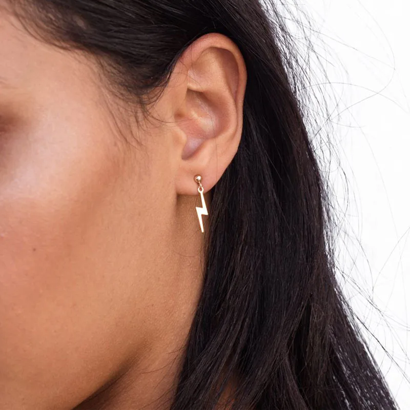 Us 1 5 Tiny Gold Tone Lightning Bolt Stud Earrings For Women 2019 Unique Brief Mini Silver Alloy Femme Bijoux In From Jewelry Us 1 5 Tiny Gold Tone Lightning Bolt Stud Earrings For Women 2019 Unique Brief Mini Silver Alloy Femme Bijoux In From Jewelry
