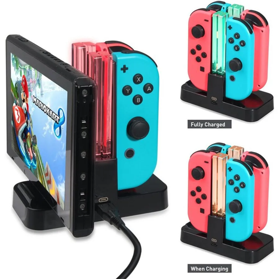 Buy 4 in 1 Controller Charger for Nintendo Switch