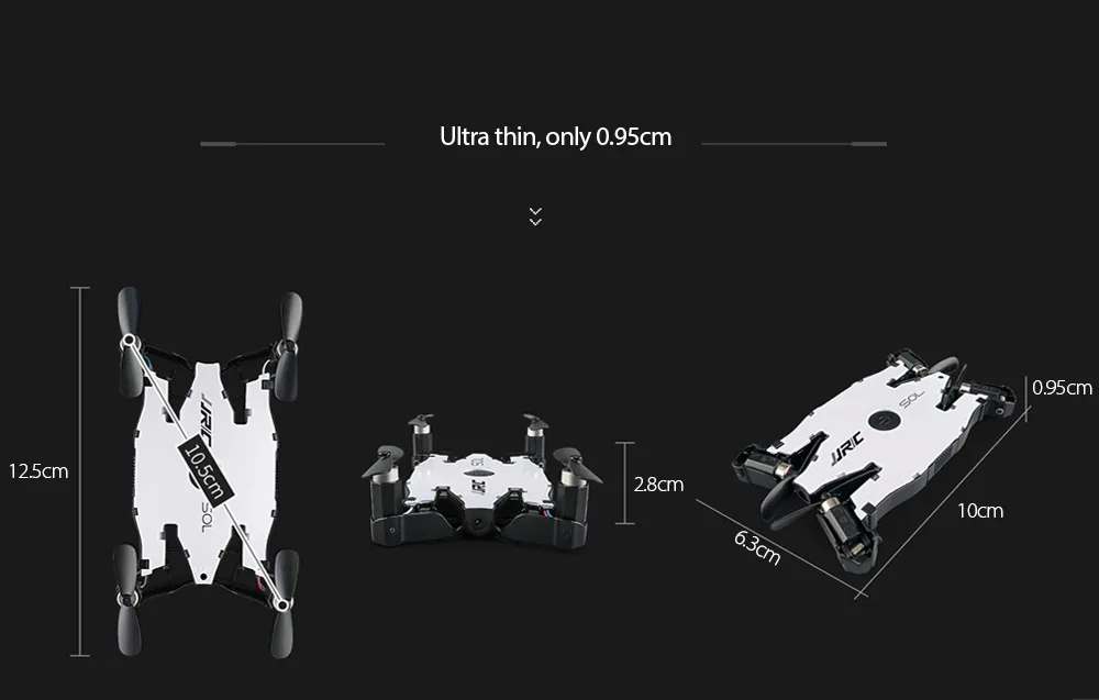 JJRC JJRC H49 RC Drone SOL Ultrathin Wifi FPV Selfie Drone (3)