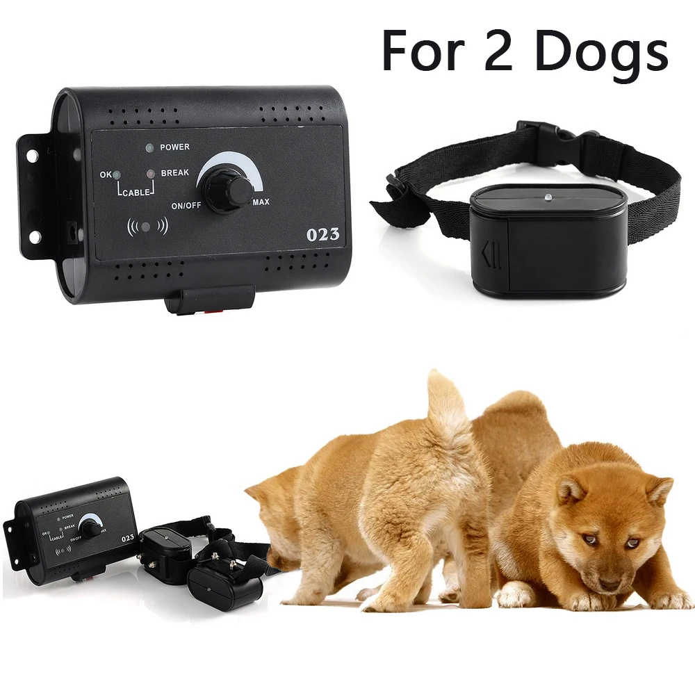 Pet Dog Train Control Device Collar In Ground Underground Waterproof 2