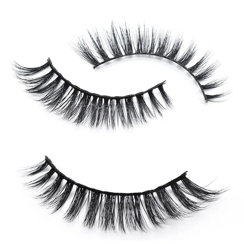 

3D handmade three pairs of false eyelashes thick long eyelashes natural super soft eyelashes fake eyelashes
