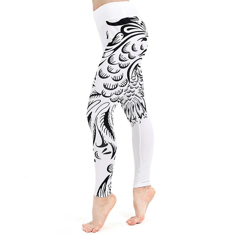 

Halloween Skull Fitness Leggings Women Printed Polyester Wings Legins High Waist Push Up Jeggings Workout Clothing Plus Size