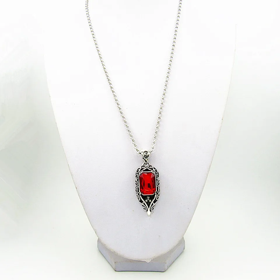 WANJIESHIPin новые ювелирные изделия shadowhunter ожерелье из красного стекла AMOR кулон подарок на день Святого Валентина