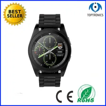 Новое поступление Bluetooth 4.0 MTK2502 нержавеющая сталь SmartWatch спортивные наручные часы с металлический корпус сердечного ритма Мониторы 380 мАч батареи