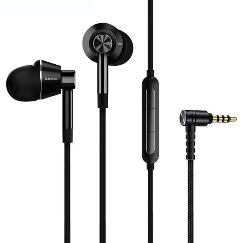 

Xiaomi 1MORE E1017 3.5mm Wired In-Ear Earphones Line Control Earbuds w/ Microphone with Well Balance Among Mids