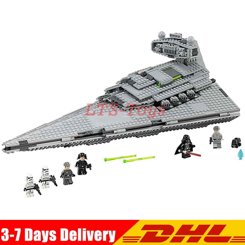 

IN Stock DHL Star War The Imperial Super Star Destroyer Set Building Blocks Bricks Compatible 05062 75055
