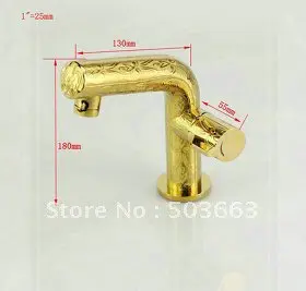 Classic Style Faucet Polished Golden Bathroom Basin Sink Mixer Tap Cm0290 cozinha monocomando | Дом и сад