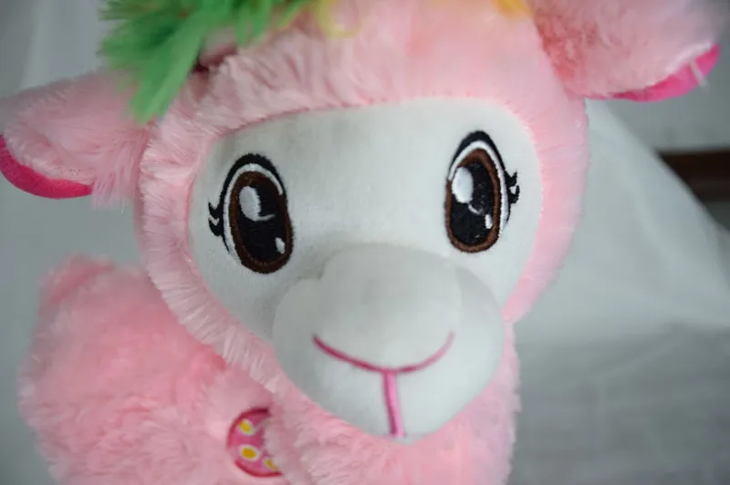 30 см мягкий хлопок электронный Альпака плюшевая игрушка кукла Радуга лошадь лама животные игрушки для детей день рождения рождественские подарки