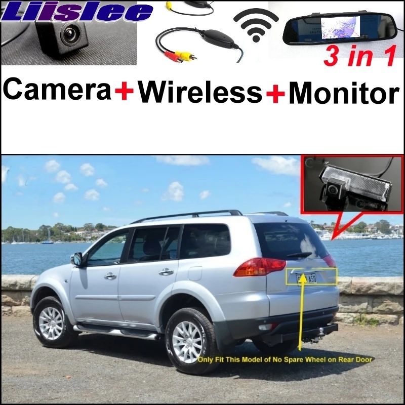 

Liislee Special Camera + Wireless Receiver + Mirror Monitor Easy Parking System For Mitsubishi Montero Sport Nativa Challenger