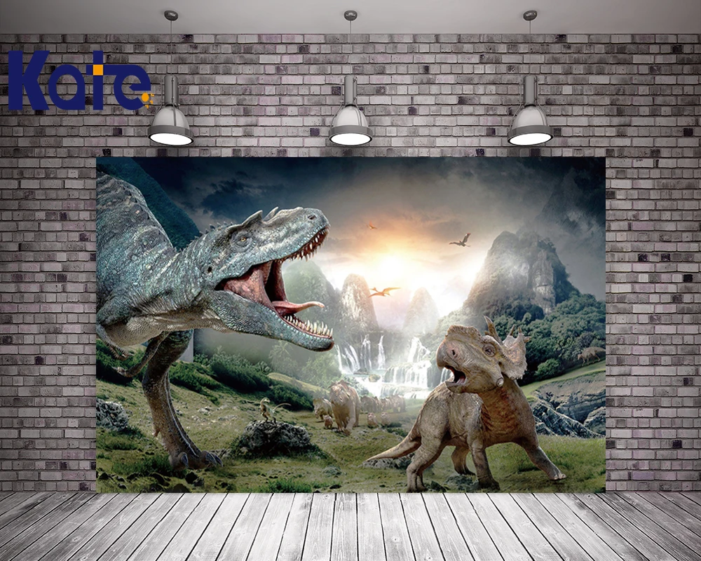 KATE 5x7ft динозавр Doomsday World фото для мальчика тираннозавр Фотофон с динозавром Парк Юрского периода вечерние фон для фотостудии
