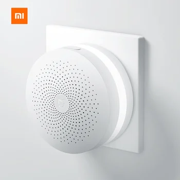 

Original Xiaomi Smart Home Gateway Multi-functional Upgraded Smart Temperature and Humidity Sensor WiFi Remote Control by Mi APP