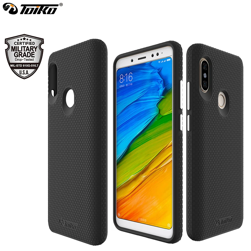 TOIKO X Guard Dual Layer Phone Case for xiaomi Redmi Note 5 Pro Note 5 Global Hard PC Soft TPU Shockproof Protective Armor Cover