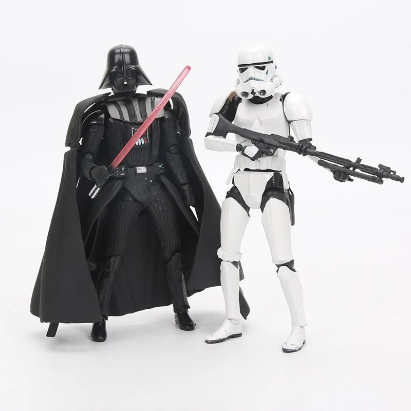 17 см Звездные войны игрушки Revo Revoltech Штурмовик ПВХ Фигурки Дарт Вейдер фигурка