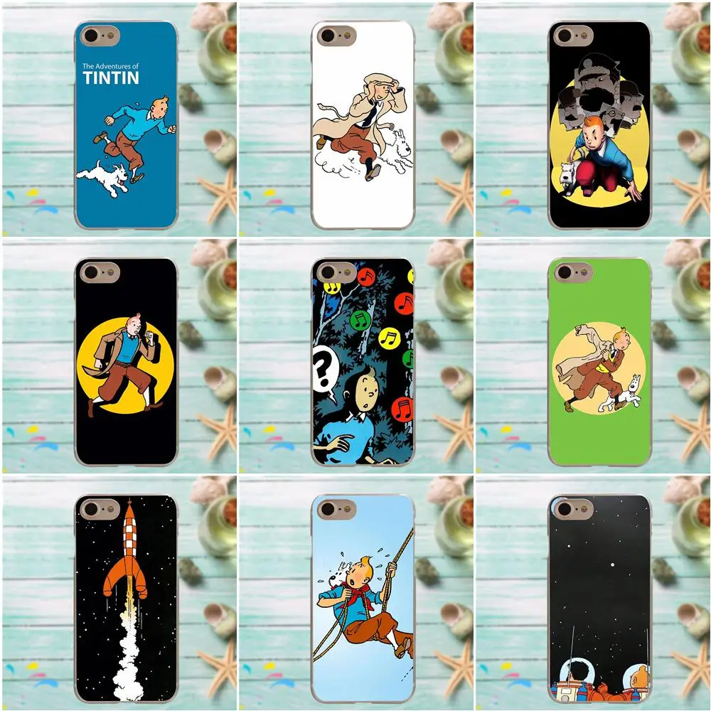 

The Adventures Of Tintin Soft TPU Cover Cases For Xiaomi Redmi Mi Note 7 8 9 SE Pro Lite Go Play