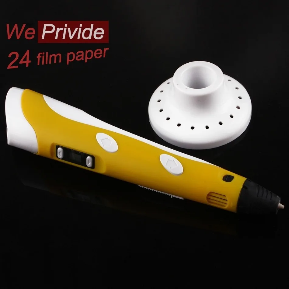 DIY 1 75mm ABS PLA 3D Printing Pen LED LCD Display 3D Pen Painting Pen Filament