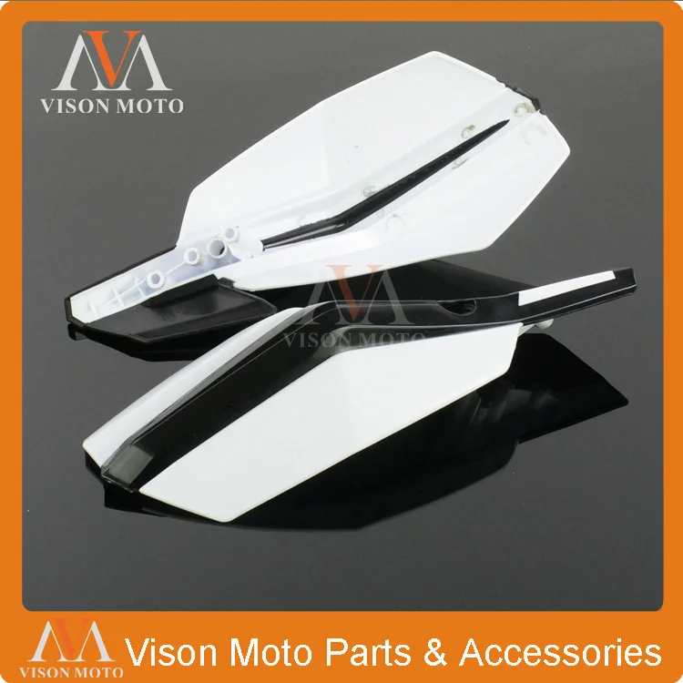 White Motorcycle Handguard Hand Guard Fit Pit Dirt Bike Motocross Enduro Supermoto Racing ATV Quad CRF YZF KTM KXF RMZ KLX DRZ White Motorcycle Handguard Hand Guard Fit Pit Dirt Bike Motocross Enduro Supermoto Racing ATV Quad CRF YZF KTM KXF RMZ KLX DRZ