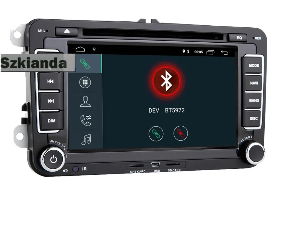7 &quotVW android 8 1 автомобильный dvd gps навигатор для Volkswagen Golf MK5 Jetta Passat Polo Tiguan Wifi 3G BT SD OBD