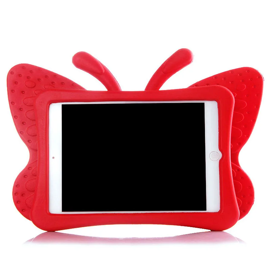 Kids Shockproof Case for iPad Mini 1 2 3 4 Cartoon Butterfly Childen Safe EVA Tablet Protecitve Case Stand Cover +Pen (30)