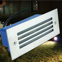 3 Вт алюминиевый светодиодный Угловой настенный светильник DC12V AC85-265v IP67 Водонепроницаемый светодиодный светильник для ног светильник для лестницы s квадратный наружный светильник s