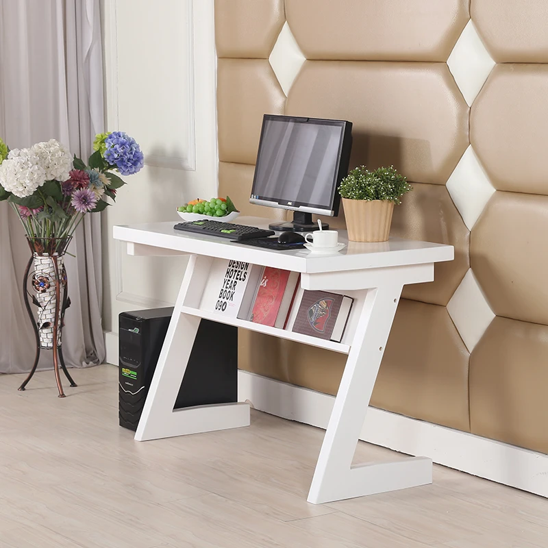 Simple Desktop Home Z Shaped Combination Of Solid Wood Bookcase
