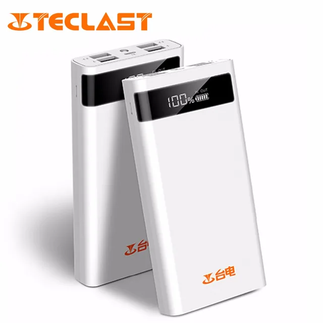 Teclast T200CE 20000 мАч Зарядное Устройство 4 Выход 8 Pin Micro USB Micro USB вход ЖК-Экран LED Аварийное освещение Безопасности