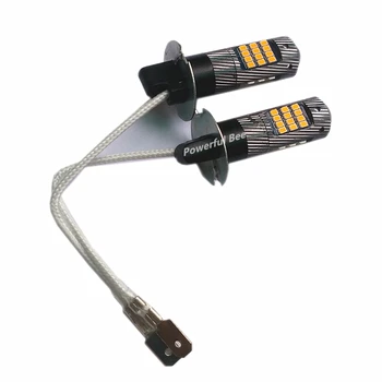 

2 x New H3 42SMD 9.5W white yellow amber ice blue LED car fog lamp DRL lights bulb for Mazda 6 2003-15 Corolla 2003-10