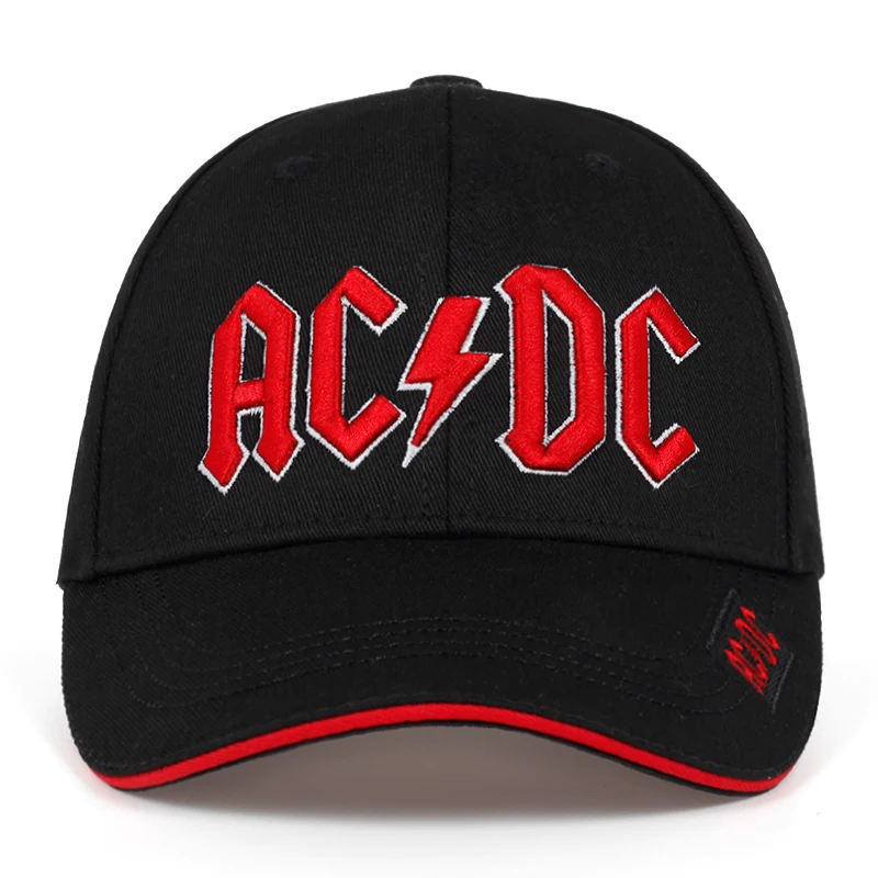 Высокое качество ACDC вышивка бейсбольная кепка модная новая шапка карнизы вышивка кепки бейсбольные повседневные уличные хип-хоп шляпа от солнца