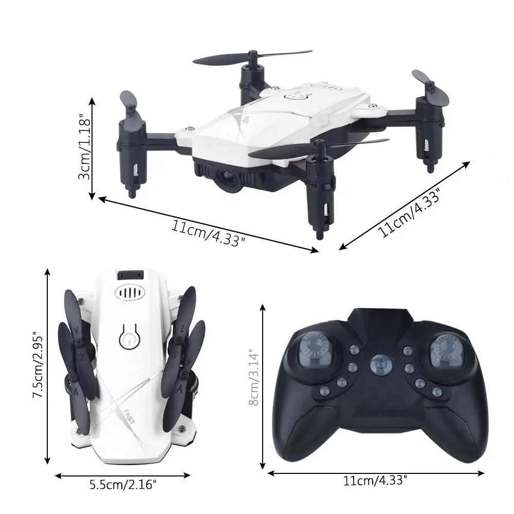 Mini Drone Dron Quadcopter Remote contral RC Drone Helicopter 2.4G 6 Axis Gyro Micro with Headless Mode Hold Altitude for adults