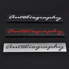 Emblema adesivo em 3d para automóveis, emblema decalque automotivo para land rover ranger rover l405 sport sv autobiografia freelander evoque acessórios para carro
