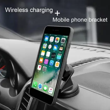 

Universal Car Bracket 360 Degree Rotation Car Air Vent Magnetic Holder Wireless Charger for iPhone X/8 Samsung GPS Bracket Stand