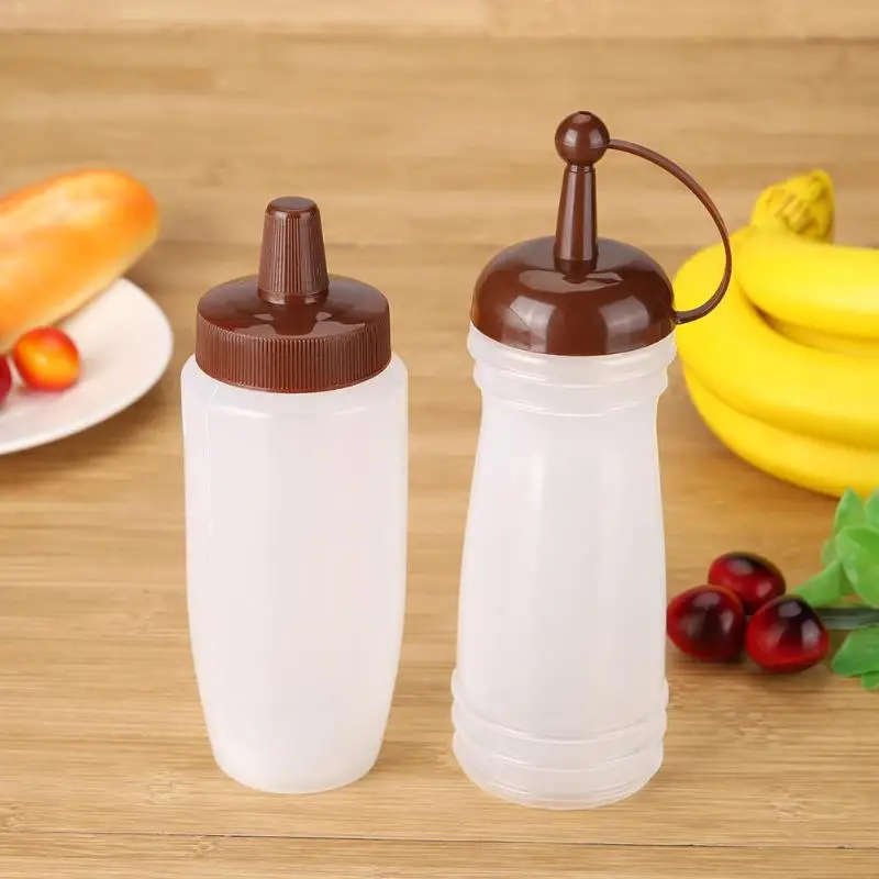 BBQ Ketchup Sauce Dispenser Bottles Olive Oil Dispensing Bottle Mayonnaise Jar 