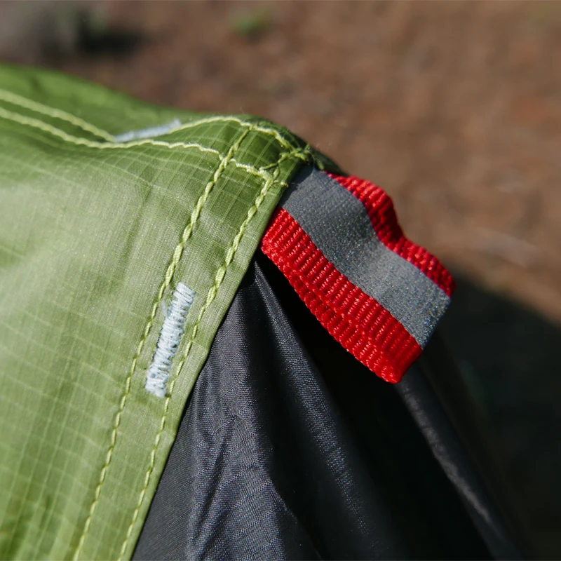 2018 LanShan 1 FLAME'S CREED 1 persona al aire libre ultraligero de la tienda de Camping 3 temporada profesional 15D Silnylon sin vástago tienda - 6