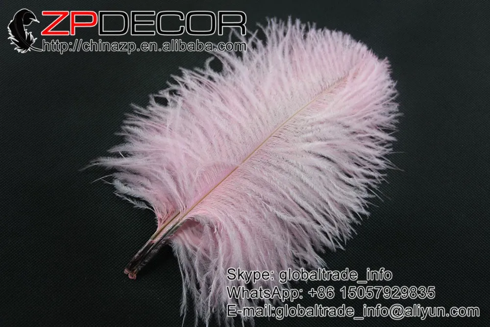 25-30CM light pink dyed ostrich feather (4)