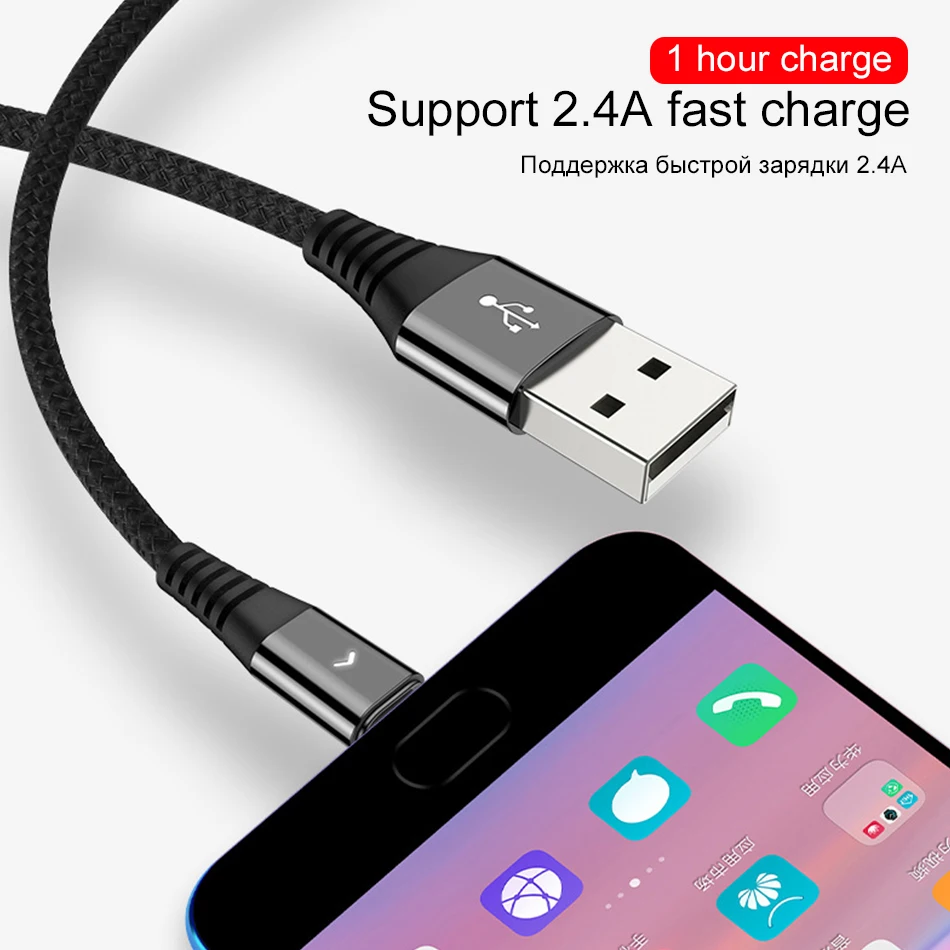 OLAF светодиодный светильник usb type-C кабель для One Plus 6 5t USB C кабель для быстрой зарядки для samsung Galaxy S9 S8 Plus Xiaomi huawei