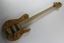 one-piece set neck through body butterfly Fodera Imperial 5 strings electric bass guitar with 9V Active Pickups