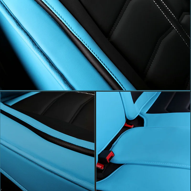 Спортивный кожаный чехол для автомобильного сиденья honda accord 2003 2007 2018 civic crv jazz fit city