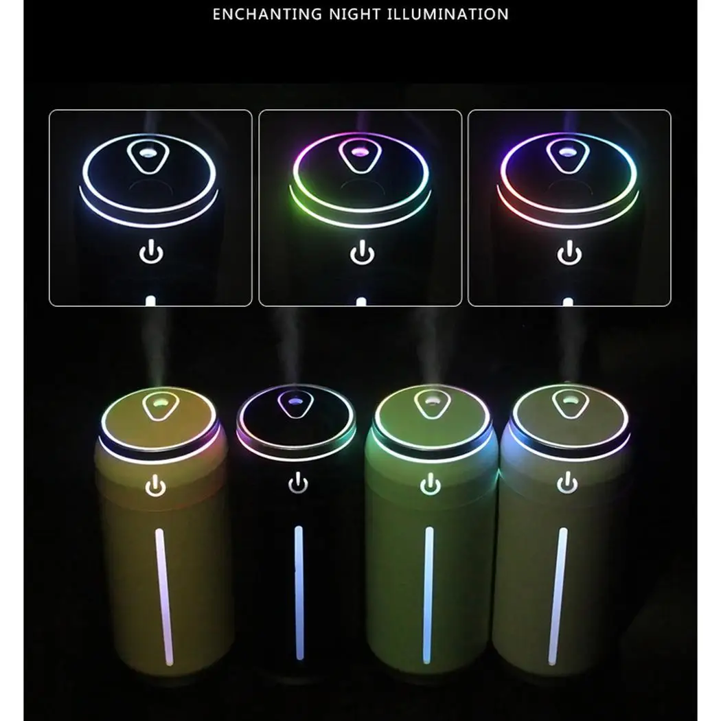 

Aroma Essential Oil Diffuser Mini Ultrasonic 220ml Humidifier Air Purifier LED Night Light USB Car air freshener for Office Hot