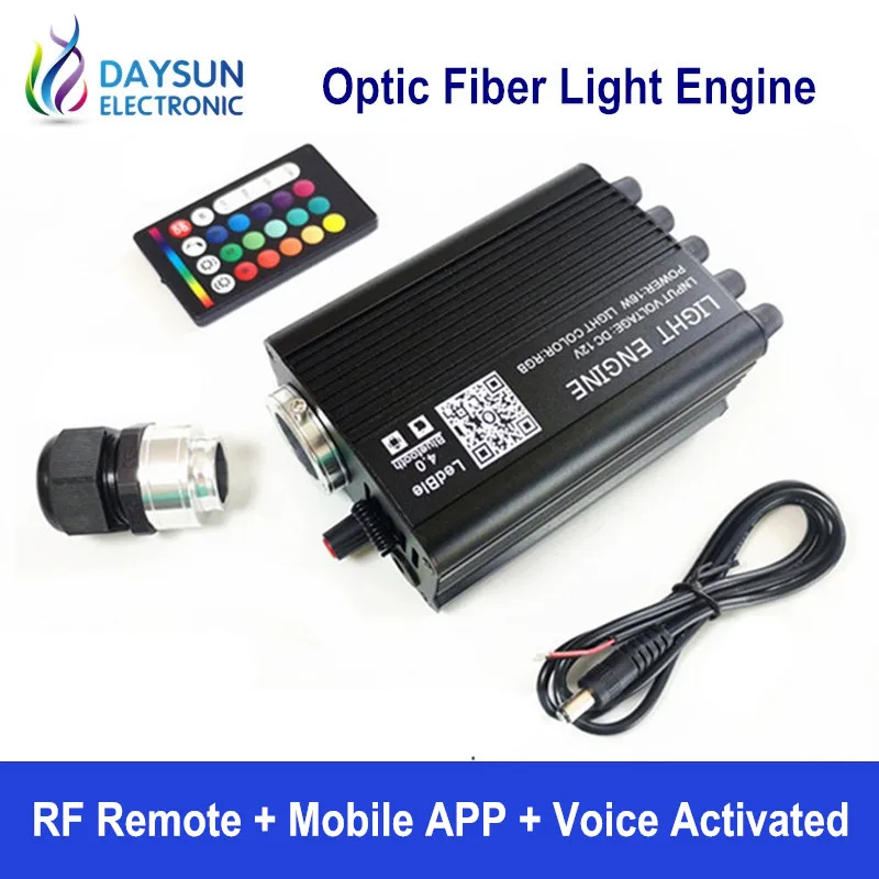

New Arrival Led Light Engine for Optic Fiber Cable Starry + Shooting Stars Light Source RGBW RF Remote/Mobile APP/Voice Control
