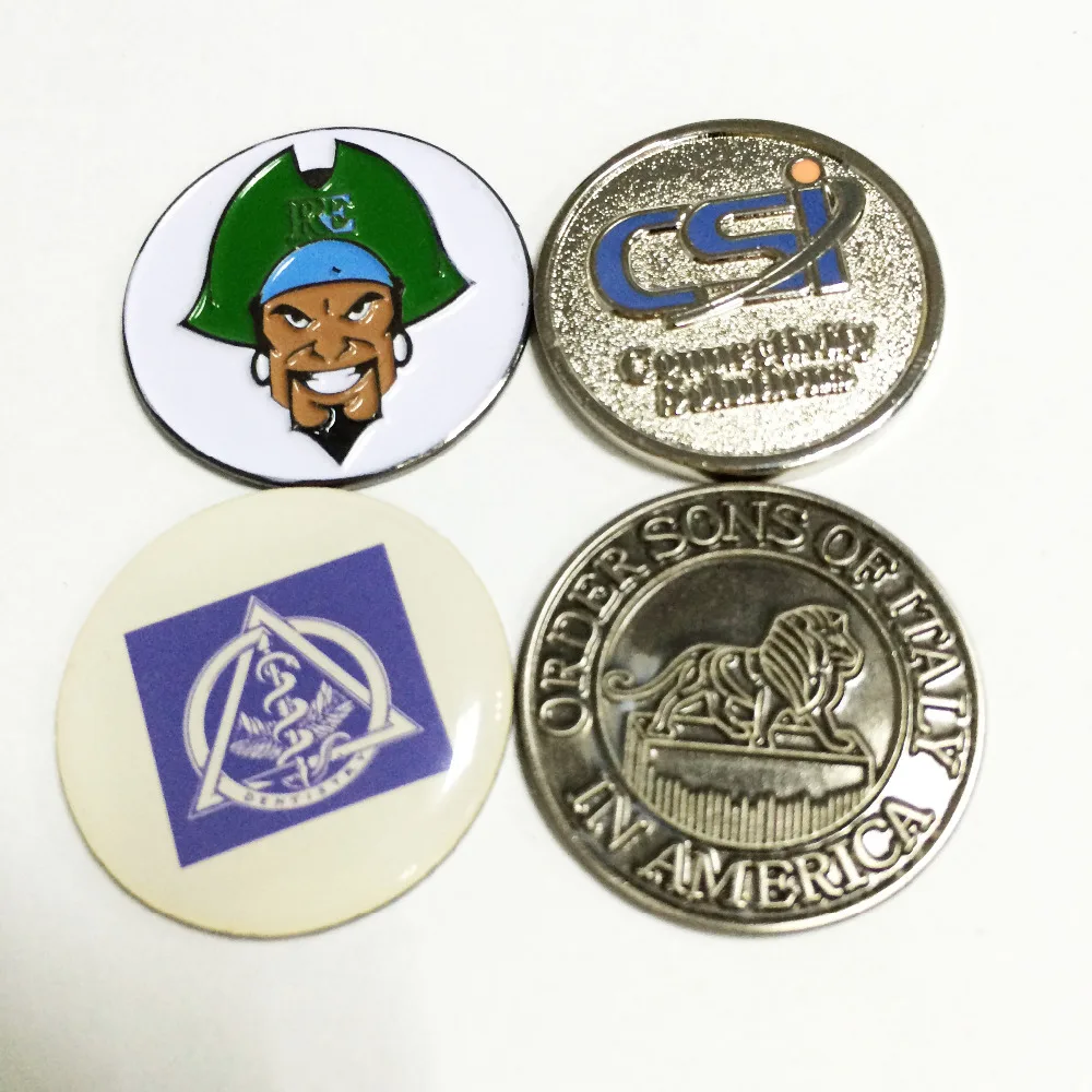 golf ball marker soft enamel iron golf ball markerin Tools